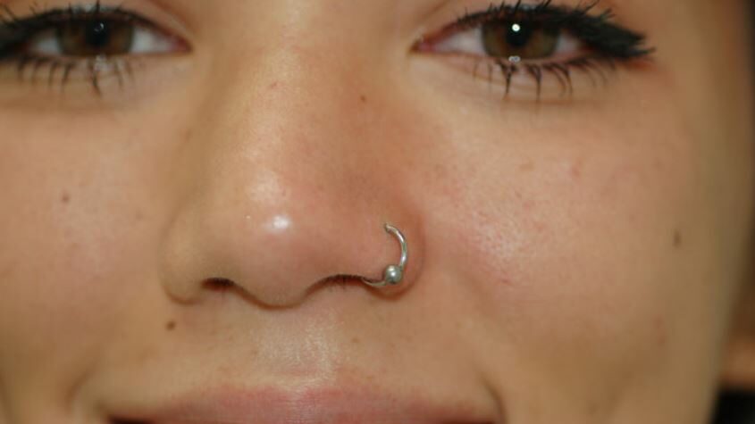Nose piercing healing time